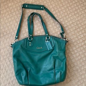 Medium size Coach purse.